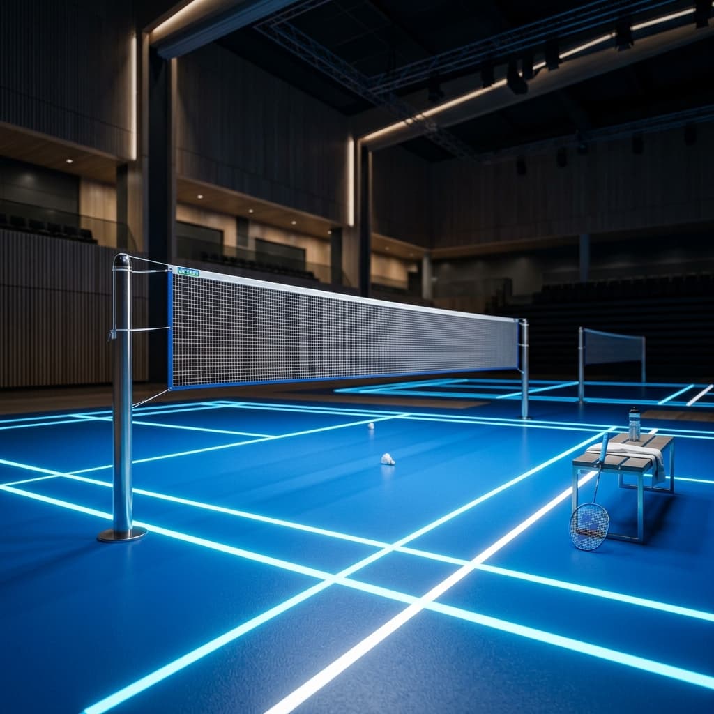 Badminton Action